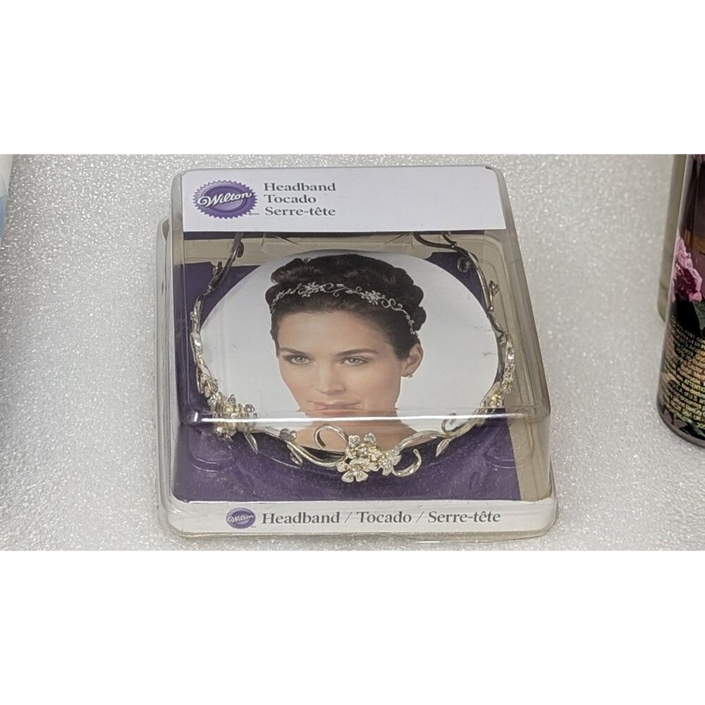 Wilton Silver Plated Rhinestone Headband